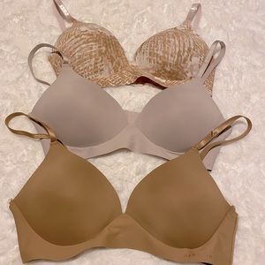 Three bras - BRAND NEW - never worn.
